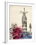 Big Ben in Pen-Morgan Yamada-Framed Art Print