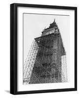 Big Ben in Scaffolding-null-Framed Photographic Print