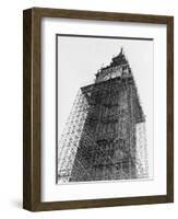 Big Ben in Scaffolding-null-Framed Photographic Print