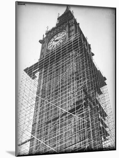 Big Ben 'In Splints'-null-Mounted Photographic Print