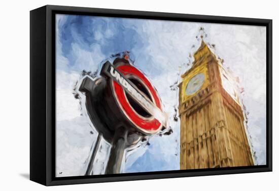 Big Ben - In the Style of Oil Painting-Philippe Hugonnard-Framed Stretched Canvas