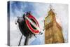 Big Ben - In the Style of Oil Painting-Philippe Hugonnard-Stretched Canvas