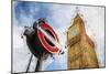 Big Ben - In the Style of Oil Painting-Philippe Hugonnard-Mounted Giclee Print