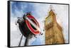 Big Ben - In the Style of Oil Painting-Philippe Hugonnard-Framed Stretched Canvas