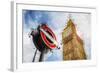 Big Ben - In the Style of Oil Painting-Philippe Hugonnard-Framed Giclee Print