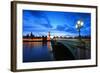 Big Ben London at Night-aslysun-Framed Photographic Print