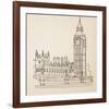Big Ben, London-Irena Orlov-Framed Art Print