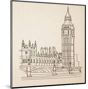 Big Ben, London-Irena Orlov-Mounted Art Print