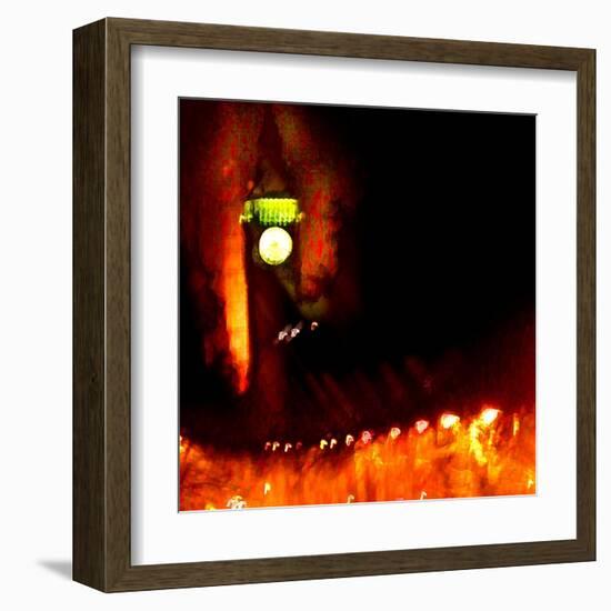 Big Ben Night, London-Tosh-Framed Art Print