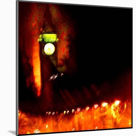 Big Ben Night, London-Tosh-Mounted Art Print