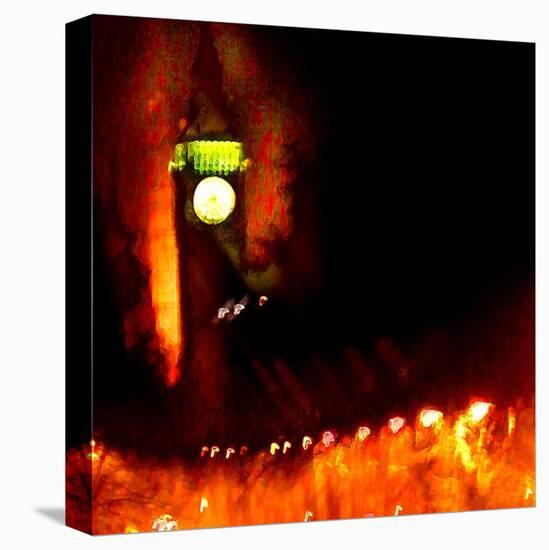 Big Ben Night, London-Tosh-Stretched Canvas