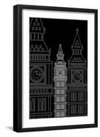 Big Ben Night-Cristian Mielu-Framed Art Print