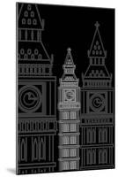 Big Ben Night-Cristian Mielu-Mounted Art Print