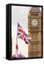 Big Ben or Great Bell, Palace of Westminster, Houses of Parliament, London, England.-Michael DeFreitas-Framed Stretched Canvas