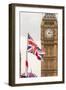 Big Ben or Great Bell, Palace of Westminster, Houses of Parliament, London, England.-Michael DeFreitas-Framed Photographic Print