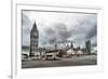 Big Ben & Parliament London UK-null-Framed Art Print