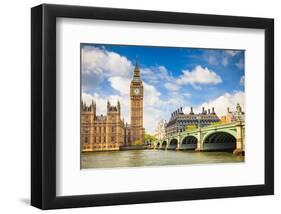 Big Ben & Parliament London-null-Framed Art Print