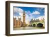 Big Ben & Parliament London-null-Framed Art Print