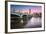 Big Ben, Queen Elizabeth Tower and Wesminster Bridge Illuminated at Dawn, London, United Kingdom-anshar-Framed Photographic Print