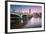 Big Ben, Queen Elizabeth Tower and Wesminster Bridge Illuminated at Dawn, London, United Kingdom-anshar-Framed Photographic Print