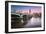 Big Ben, Queen Elizabeth Tower and Wesminster Bridge Illuminated at Dawn, London, United Kingdom-anshar-Framed Photographic Print