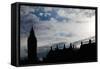 Big Ben Silhouette, London-Felipe Rodriguez-Framed Stretched Canvas