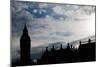 Big Ben Silhouette, London-Felipe Rodriguez-Mounted Photographic Print