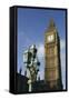 Big Ben Stopped, Palace of Westminster, London, 2005-Peter Thompson-Framed Stretched Canvas