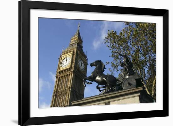 Big Ben stopped, Palace of Westminster, London, 2005-Unknown-Framed Photographic Print