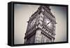 Big Ben, the Bell of the Clock close Up. the Famous Icon of London, England, the Uk. Black and Whit-Michal Bednarek-Framed Stretched Canvas