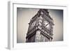 Big Ben, the Bell of the Clock close Up. the Famous Icon of London, England, the Uk. Black and Whit-Michal Bednarek-Framed Photographic Print