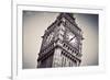 Big Ben, the Bell of the Clock close Up. the Famous Icon of London, England, the Uk. Black and Whit-Michal Bednarek-Framed Photographic Print