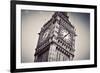 Big Ben, the Bell of the Clock close Up. the Famous Icon of London, England, the Uk. Black and Whit-Michal Bednarek-Framed Photographic Print