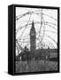 Big Ben Through Barbed Wire, Ca. 1940-null-Framed Stretched Canvas