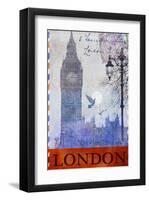 Big Ben Tower, London-Chris Vest-Framed Art Print