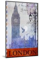 Big Ben Tower, London-Chris Vest-Mounted Art Print