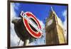 Big Ben Underground - In the Style of Oil Painting-Philippe Hugonnard-Framed Giclee Print