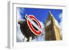 Big Ben Underground - In the Style of Oil Painting-Philippe Hugonnard-Framed Giclee Print