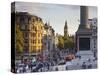 Big Ben, Whitehall and Trafalgar Sqaure, London, England-Jon Arnold-Stretched Canvas