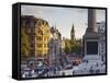 Big Ben, Whitehall and Trafalgar Sqaure, London, England-Jon Arnold-Framed Stretched Canvas