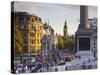 Big Ben, Whitehall and Trafalgar Sqaure, London, England-Jon Arnold-Stretched Canvas