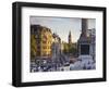 Big Ben, Whitehall and Trafalgar Sqaure, London, England-Jon Arnold-Framed Photographic Print