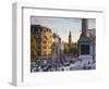 Big Ben, Whitehall and Trafalgar Sqaure, London, England-Jon Arnold-Framed Photographic Print