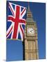 Big Ben with Union Flag, Westminster, UNESCO World Heritage Site, London, England, United Kingdom, -Stuart Black-Mounted Photographic Print