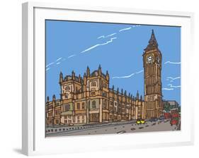 Big Ben-James Hobbs-Framed Giclee Print