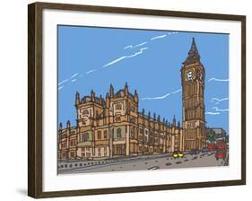 Big Ben-James Hobbs-Framed Giclee Print