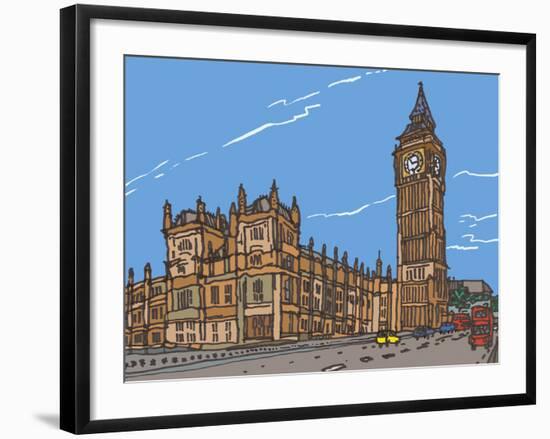 Big Ben-James Hobbs-Framed Giclee Print