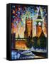 Big Ben-Leonid Afremov-Framed Stretched Canvas