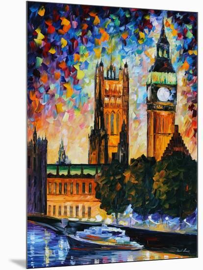 Big Ben-Leonid Afremov-Mounted Art Print