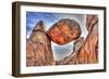 Big Bend National Park, Texas - Balanced Rock-Lantern Press-Framed Art Print